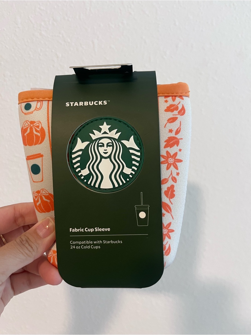Disney Parks 2026 Fall Halloween  24oz Starbucks Cup Sleeves